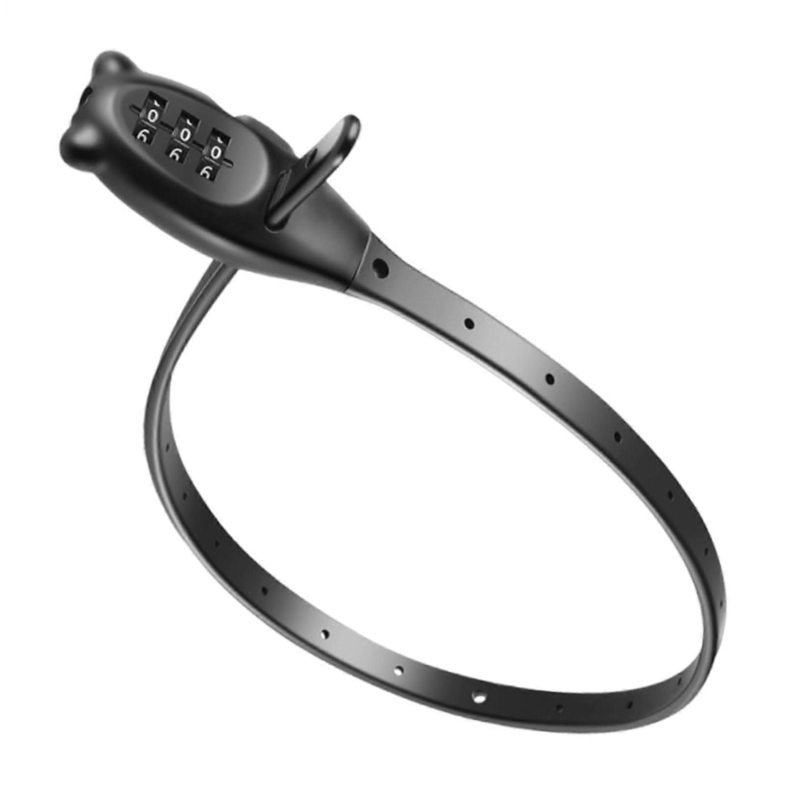 Adjustable Combination Cable Lock with Quick Tightening AntiTheft Zip Tie for Bike Scooter Gate