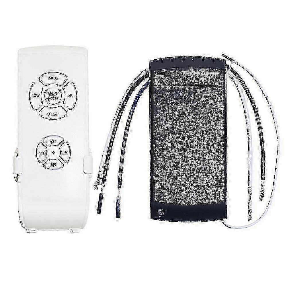 220V Universal Ceiling Fan Lamp Remote Control: Timing & Speed Adjustment
