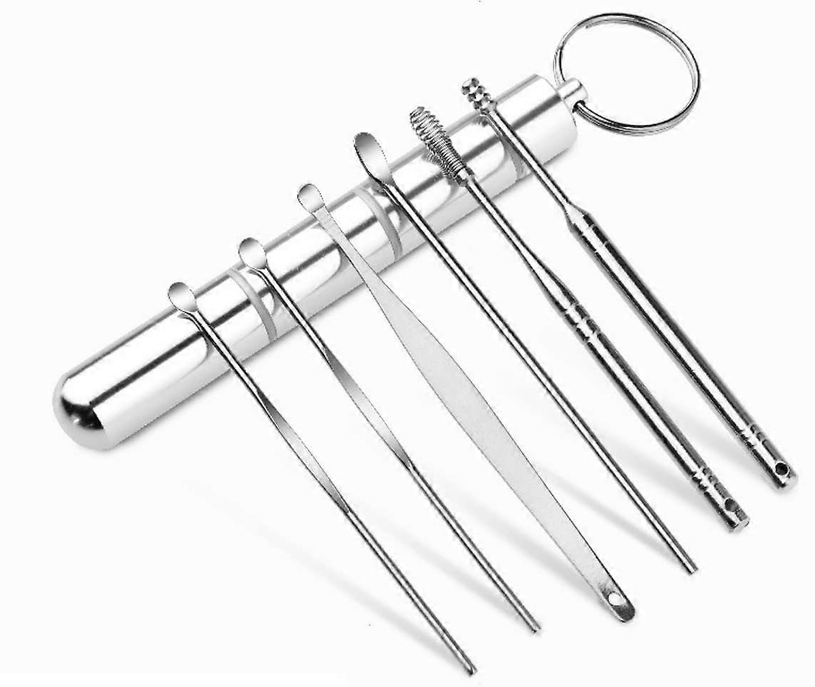 Ear Wax Removal Tool with Precision Wax Removal and Ergonomic Grip, Reusable Yellow Kit