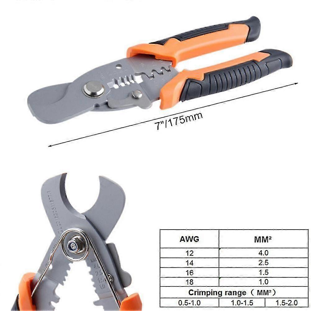 Electrician Crimper Cable Cutter