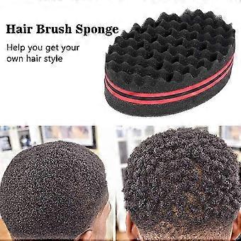 Double-sided Hair Sponge with Big Holes for Dreadlocks & Afro Curls