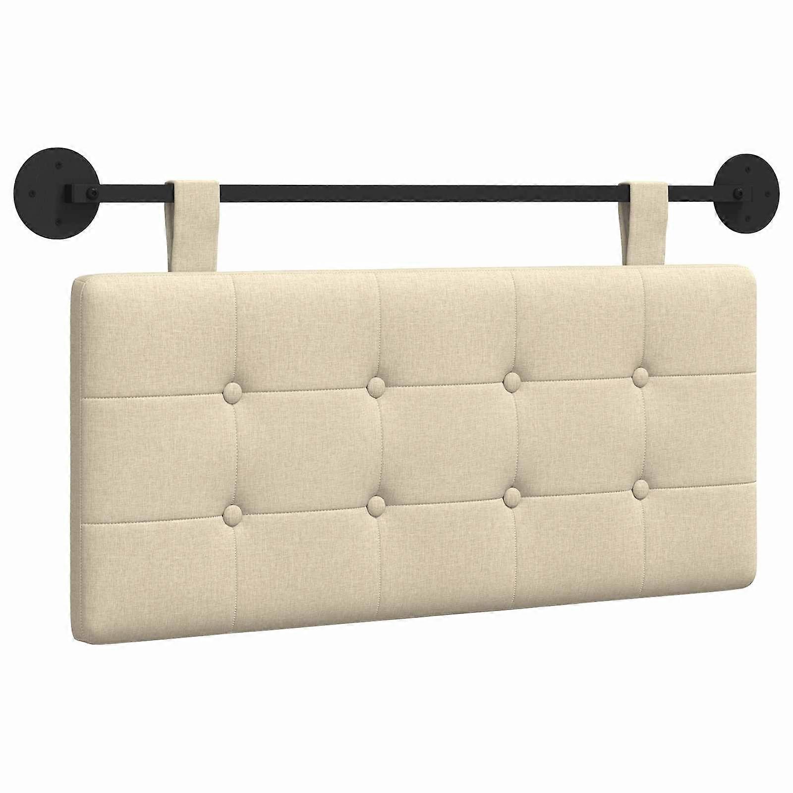 vidaXL Hangend hoofdbord Stof