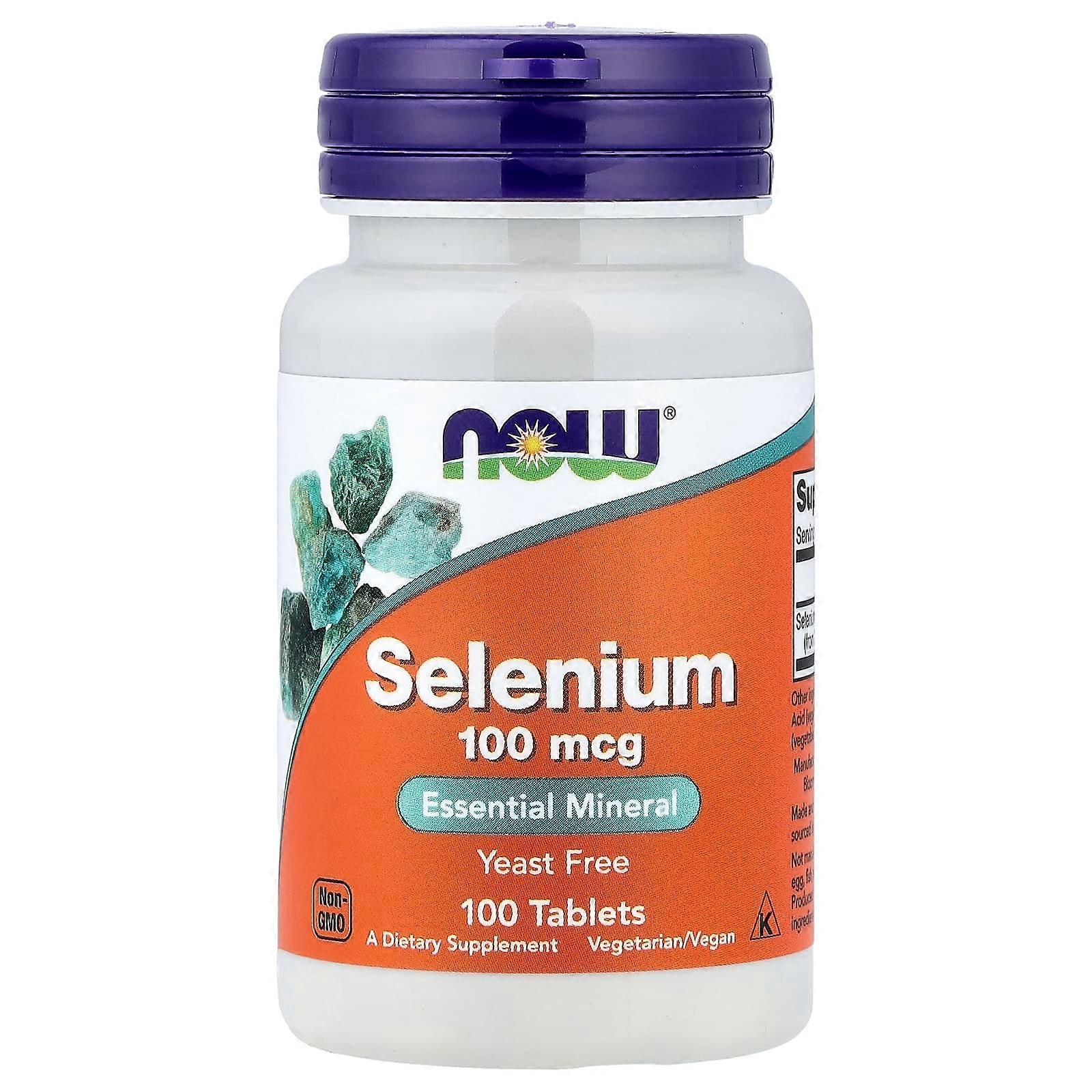NOW Foods, Selenium, 100 mcg, 100 Tablets