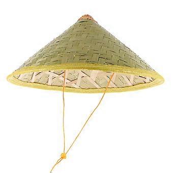 Conical Bamboo Hat Chinese Style Sun Hat for Decoration