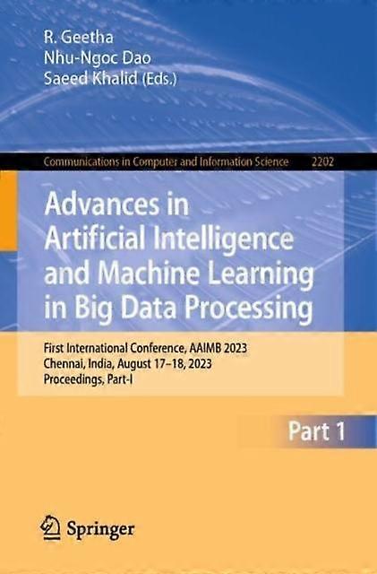 Advances In Artificial Intelligence And Machine Learning In Big Data Processing - Springer Nature B.V - Paperback - en Book