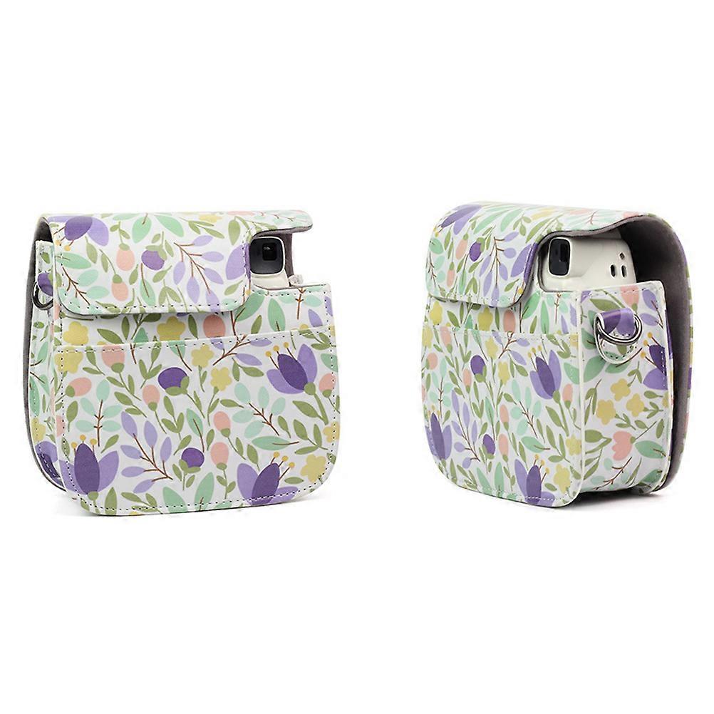 Instant Camera Case PU Camera Bag for Protective Use Green
