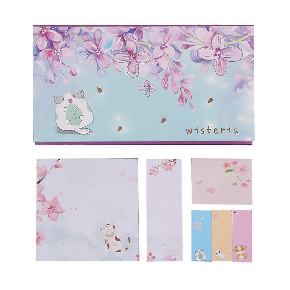 Stylish Notepads for Note Taking 1Set Cherry Blossom Pattern