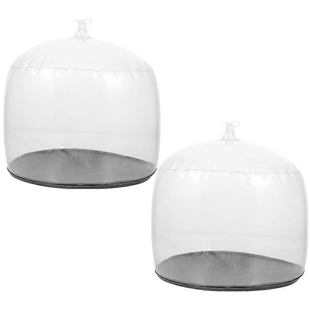 Inflatable Hat Stand for 2Pcs Hat Display Support Transparent PVC