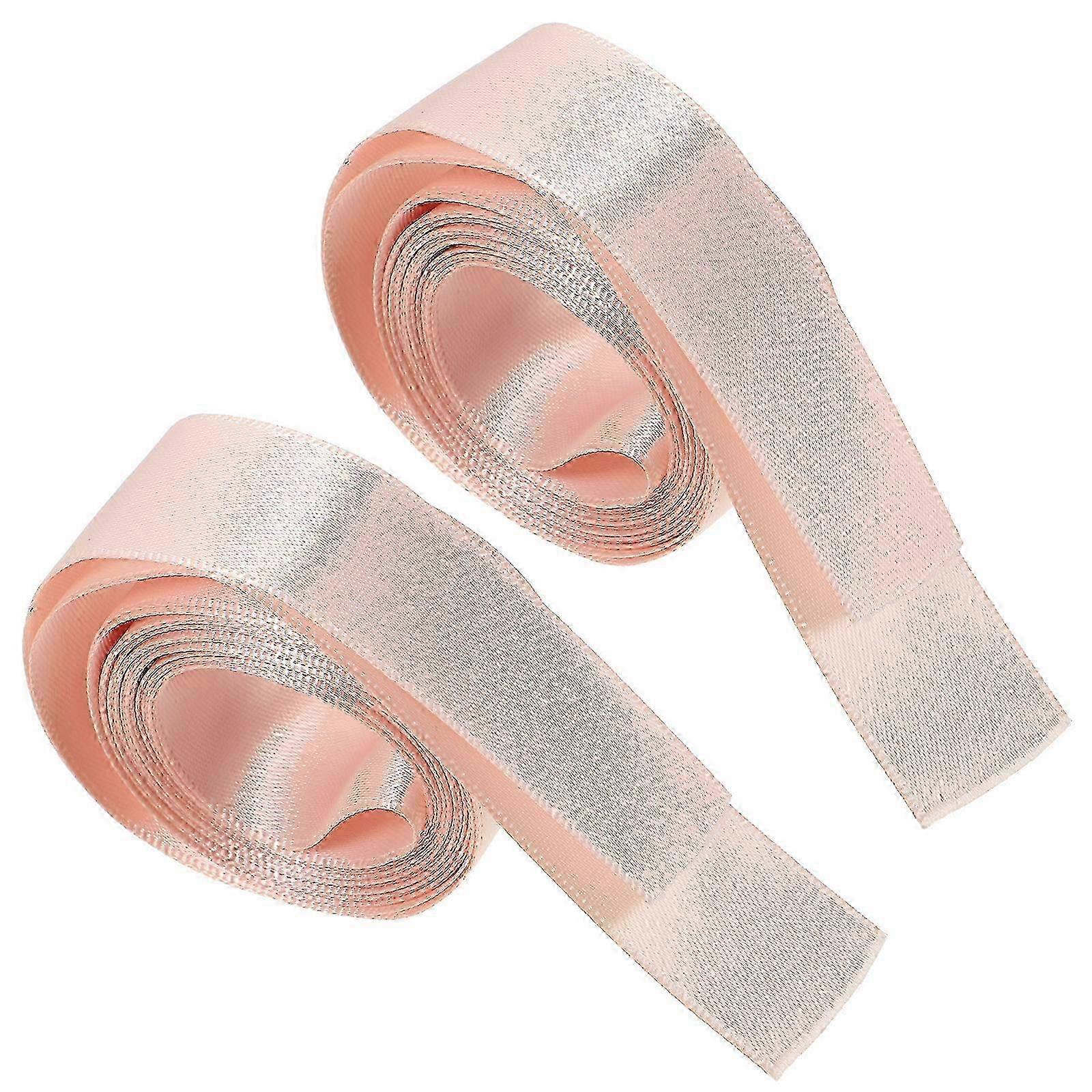 2pcs Pointe Shoe Ribbon Soft Comcompatible withtable Ballet Dance Percompatible withmance Ribbon