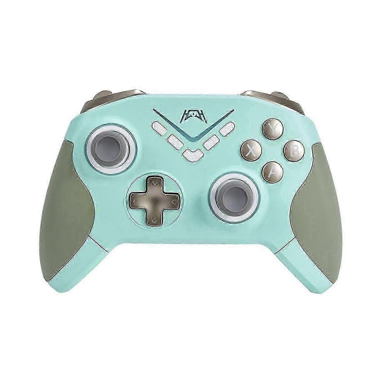 Gamepad Wireless Gaming Controller with Colorful RGB Light, B