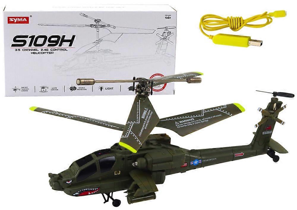 Rc helicopter - Apache model - groen - 3.5 kanalen