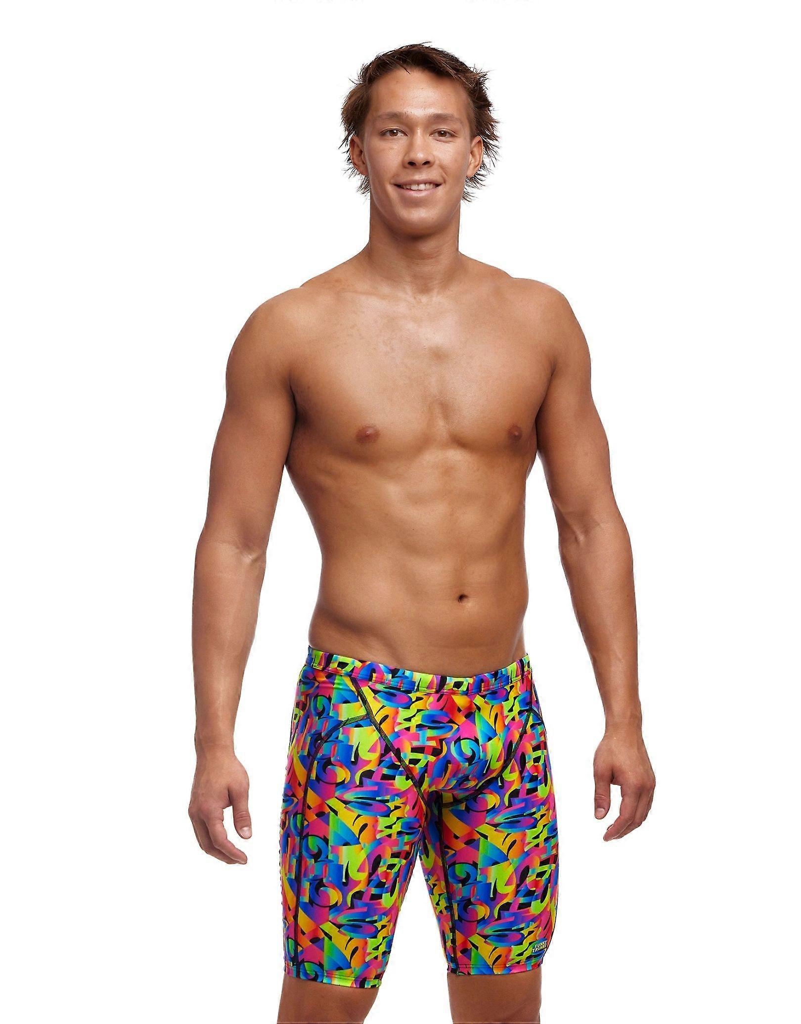 Funky Trunks Colour Funk Swim Training Jammers - Multi