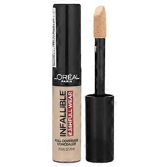 L'Oréal, Infallible, Full Coverage Concealer, 345 Oatmeal, 0.33 fl oz (10 ml), 2-Pack