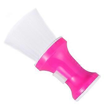 1PC Powder Brush Broken Hair Cleaning Brush Special Hairdressing Brush Portable Sweeping Hair Tool Hair Salon Neck Brush for Home Salon Use (Pink)