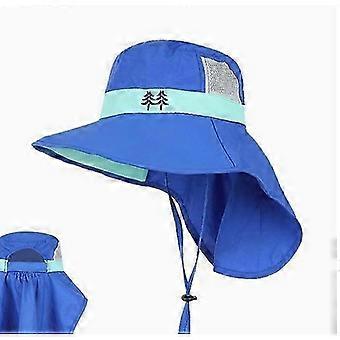 Crianças Chapéu de sol Proteção Bebê Verão Chapéu Ajustável Respirável Dobrável Praia Pescador Boné para Meninos Meninas Atividades ao ar livre