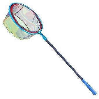 1 set of Kids Fishing Net Telescopic Landing Net with Pole Catching Butterflies Net