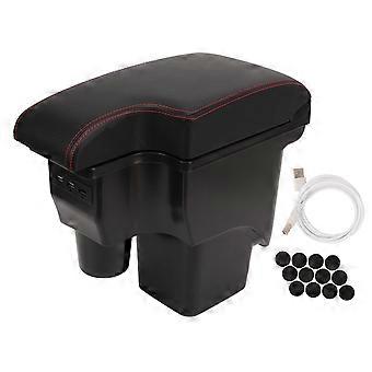 Armlehnenbox, Mittelkonsolen-Aufbewahrungsbox, Innen-Organizer mit USB-Schnittstelle, Ersatz für Suzuki Jimny JB74 2017?2020
