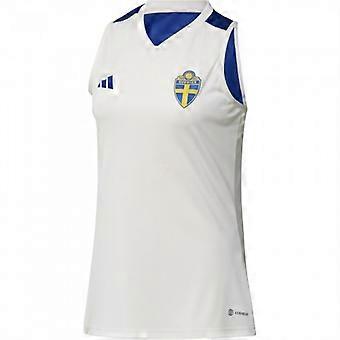 Adidas Womens/Ladies Sweden FA Sleeveless Football Jersey