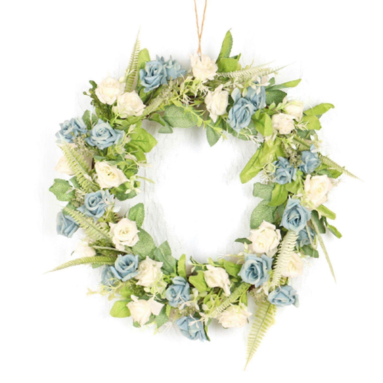 New Simulated triangle rose wreath door hanging