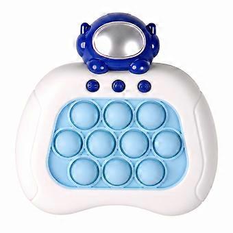 Fidget speelgoed, duw- en popspel met lichtjes, bubbels laten knappen, stressverlichting voor kinderen, blauwe astronaut