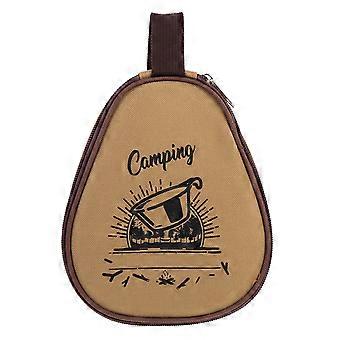 Portable Cutlery Pouch Camping Bowl Bag Large Capacity Oxford Cloth Waterproof Tableware Storage 1Pack