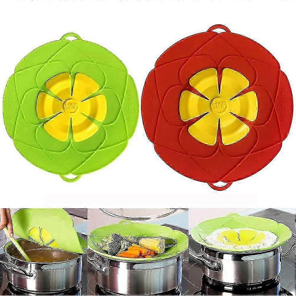 10.2"+11" Multifunctional Kitchen Tool Spill Proof Silicone Pot