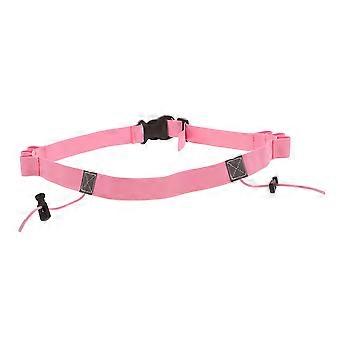 Reflective Running Belt Adjustable Bib Holder Lightweight Waist Belt for Marathon Runners