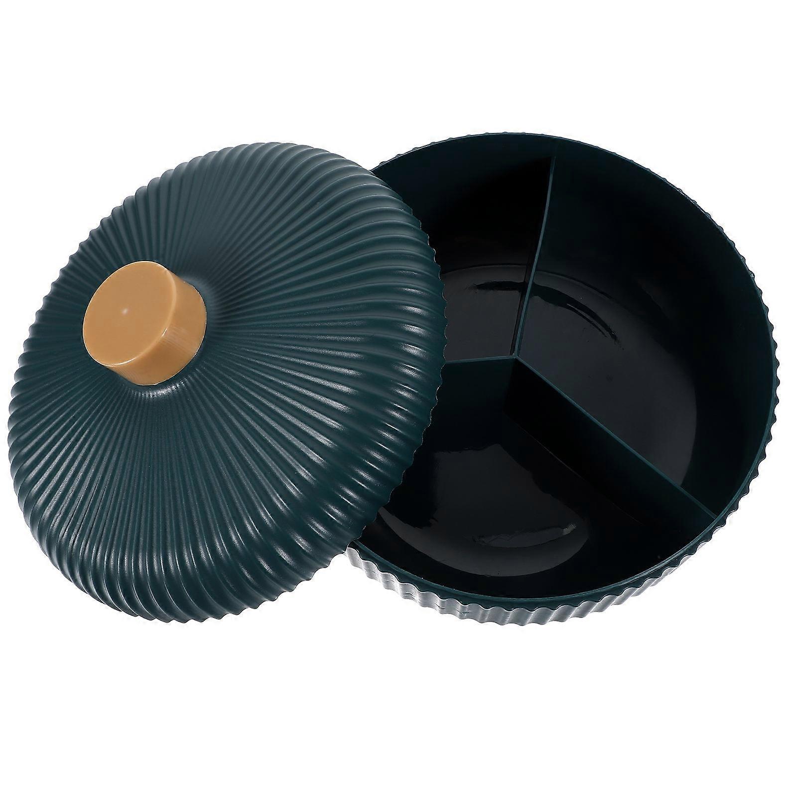 Dry Fruit Tray 3Pcs Lidded Dried Fruit Case for Snack Storage