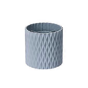 Make-upborstelhouder met 360° draaibare kop, elegante opbergdoos voor cosmetica voor op de kaptafel, blauw