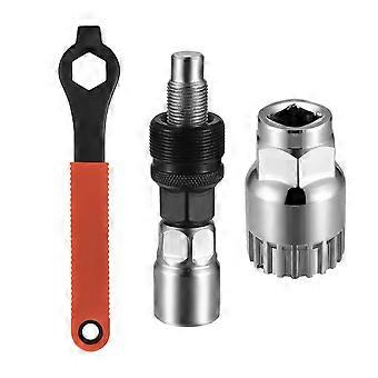 Bicycle Crank Puller Bike Crank Arm Remover Bottom Bracket Removal Tool Bicycle Maintenance and Repair Tools compatible with Mountain Bikes