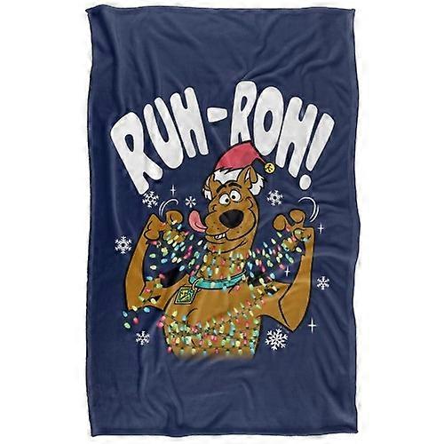 Scooby Doo Ruh Roh Christmas Throw