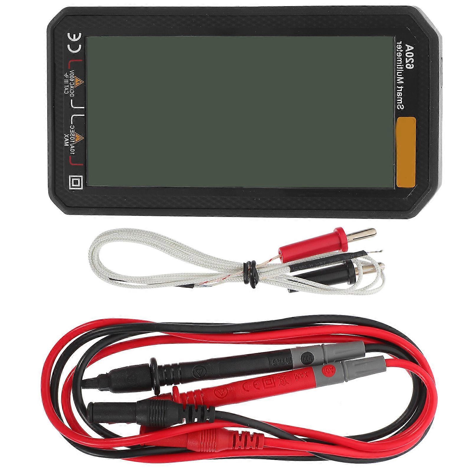 Black Digital Multimeter Large Screen Electrical Repair Tool for Testing 6000 Counts