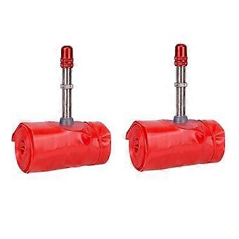 Bicycle Metal Schrader Valve TPU Inner Tube Super Light Weight 26x1.9 to 2.6 (1Pair)