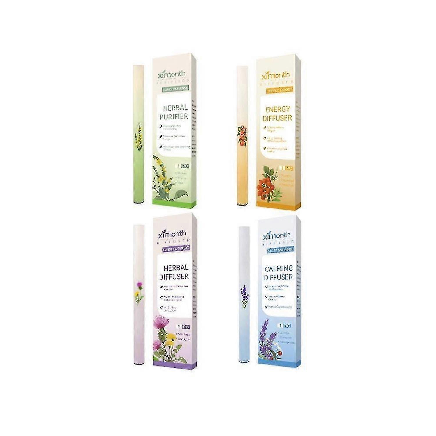 Natural Air Fresheners Diffuser Mullein Thyme Mint Lung Cleansing Aromatherapy Diffuser