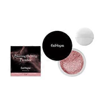 Setting powder series natural, light, oil-controlling, delicate and fitting, wet and dry dual-use powder, nude makeup portable pink