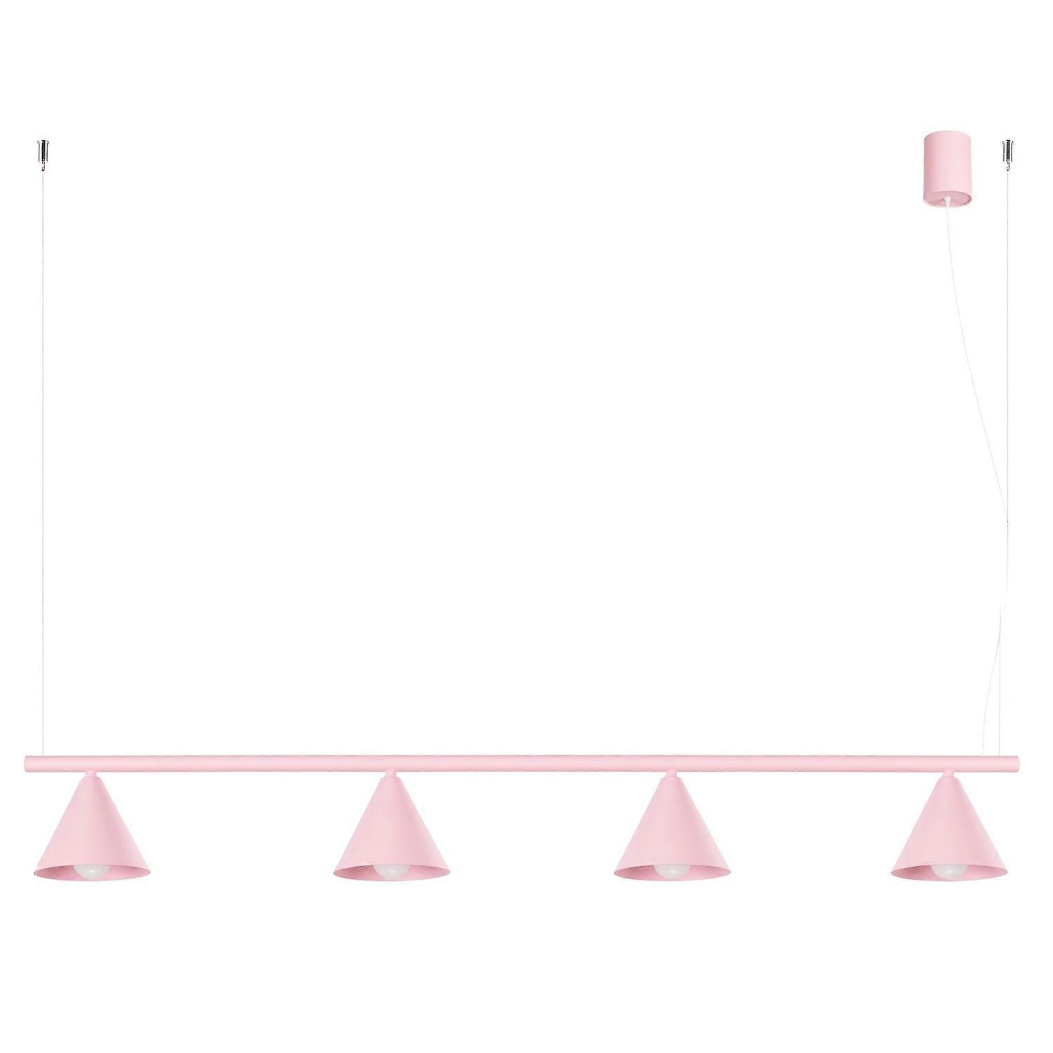 Chandelier NOX 4L pink