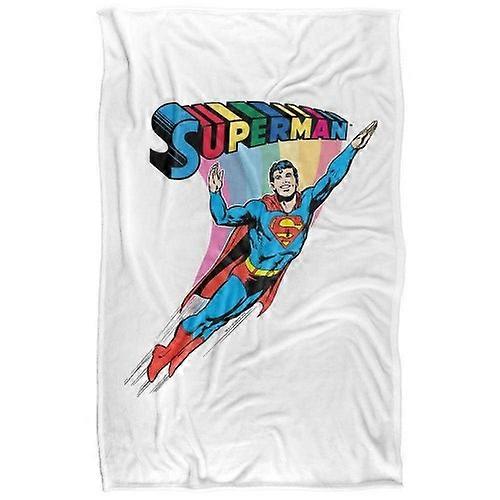 Superman Rainbow Blanket