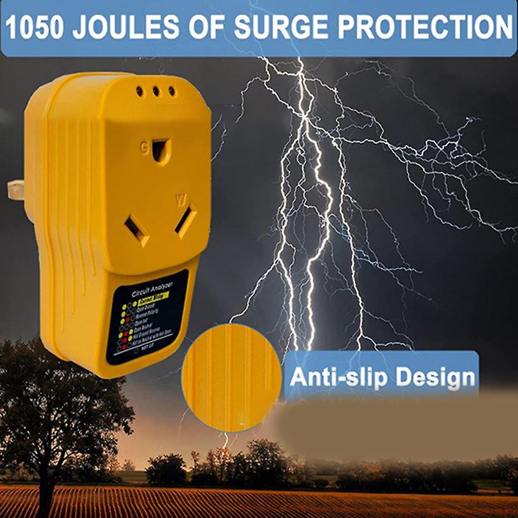 125V 30 Amp Surge Protector For Rv Led Camper Trailer Wiring Plug