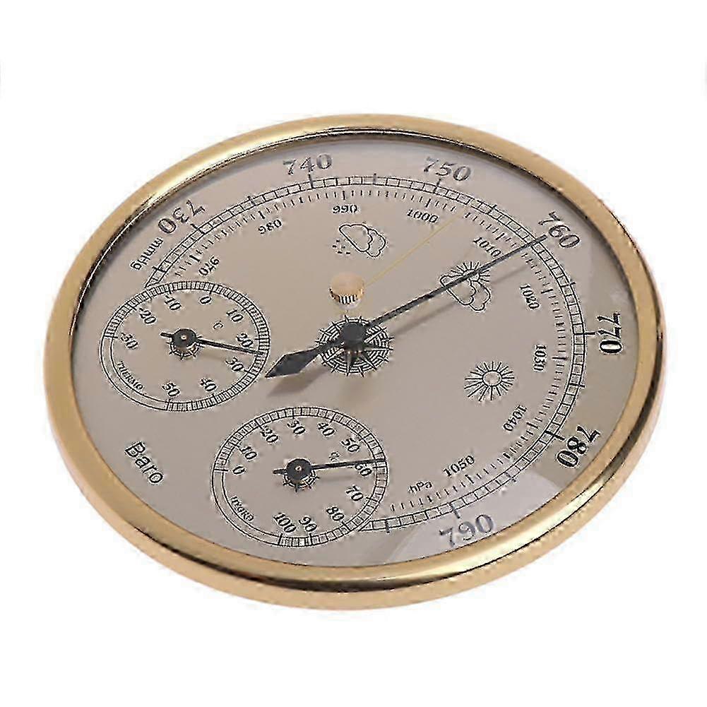 3-in-1 Wall Mounted Barometer Thermometer