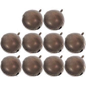 Pet Bells Copper Bells for Decoration 10Pcs Coffee