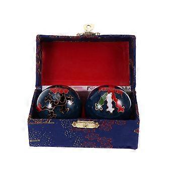 Massage Balls Meditation Hand Exercise for Stress Relief 2Pcs Green