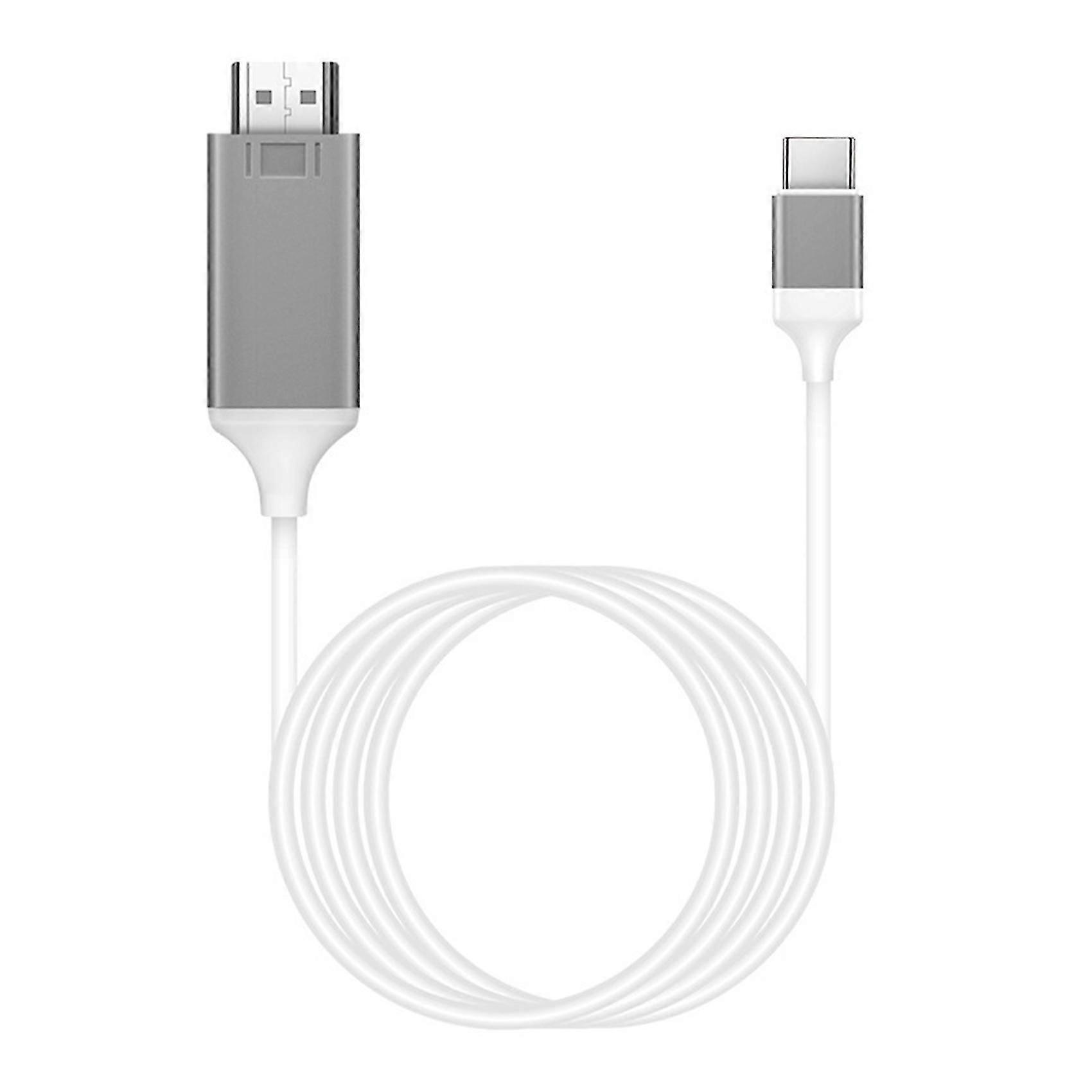 Type-C compatible Adapter Cable 30hz High-definition Cable For Laptop Tablet Projection Same Sc NEW