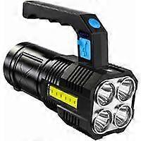 Rechargeable High-Lumen Super-Bright Long-Throw Waterproof Flashlight