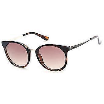 Guess GU7459 52F Full Rim Tortoiseshell Women Round Sunglasses UV2 Original