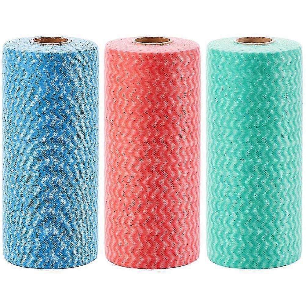 3 Rolls Multi Use Disposable Kitchen Cloths
