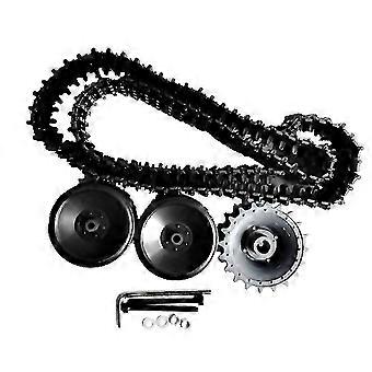 Robot Tank Track System with M4 Support Wheels
