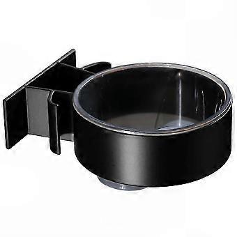 Secure Water-Resistant Adhesive Wall Mount Bathroom Hair Dryer Holder & Hair Care Storage Rack