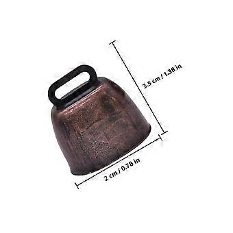 Campanacci in ferro per bovini, set di 4 campanelli decorativi.