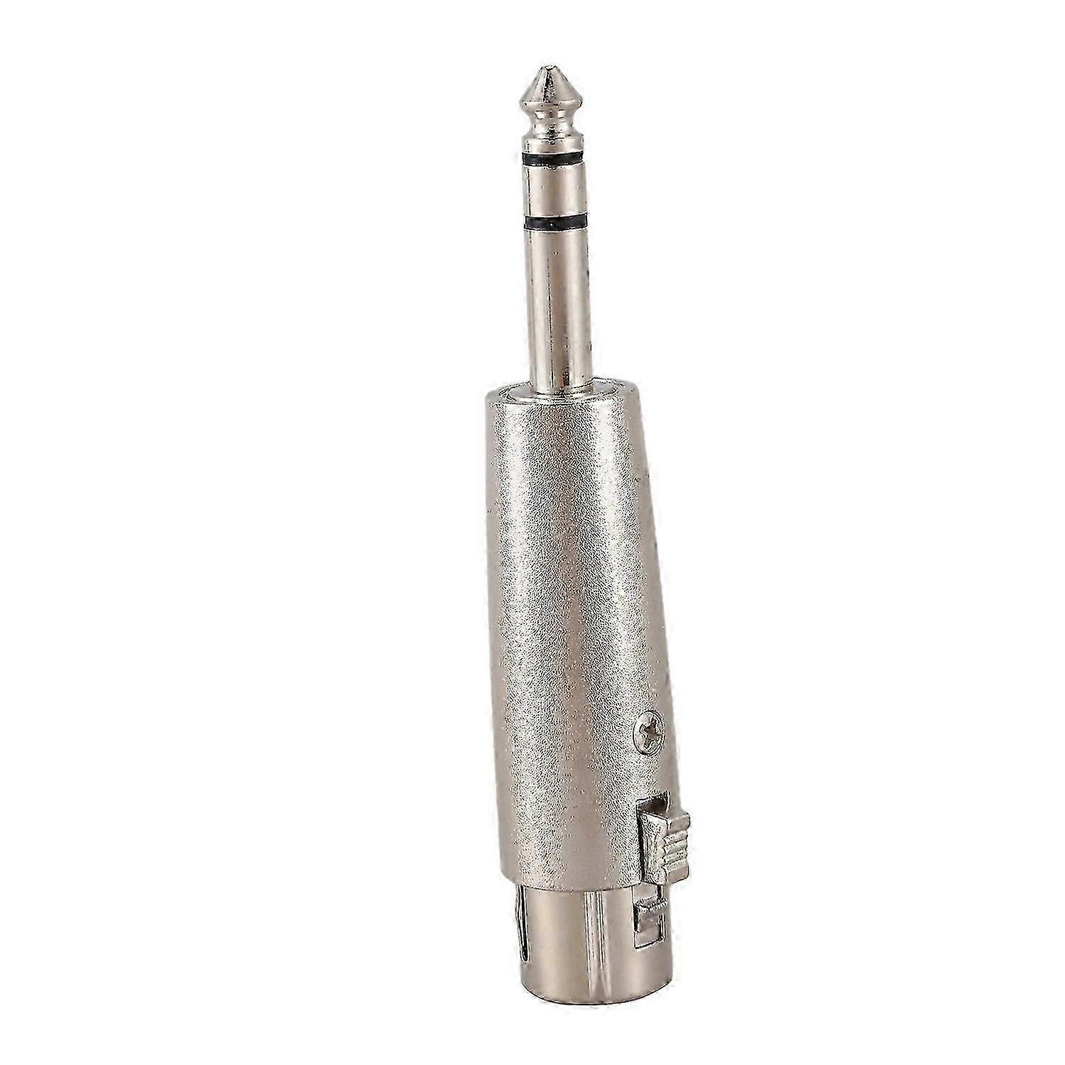 XLR to 6.3 mm jack microphone patch cable adapter (single)