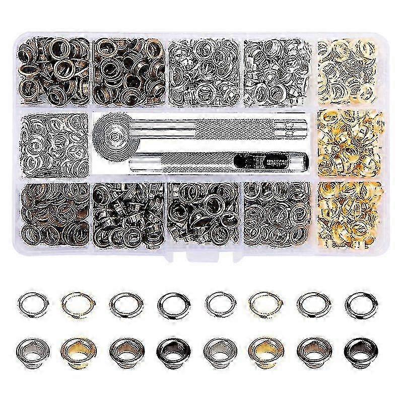 Rustproof 400pc Grommet Kit 5mm Metal